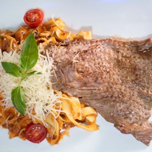 Fetuccini boloñesa española $8.330