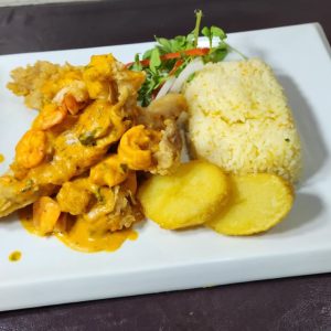 Reineta en salsa de camaron $13.300