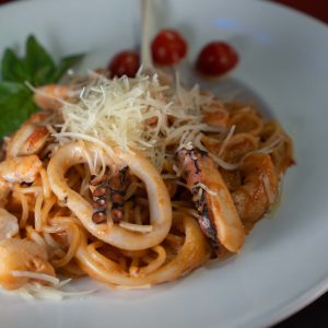 Spaguetti frutti de mare $10.150