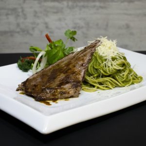 Spaguetti pesto española $8330