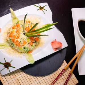 Tartar de salmon $11.900