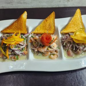 Trilogia de ceviche $12.530